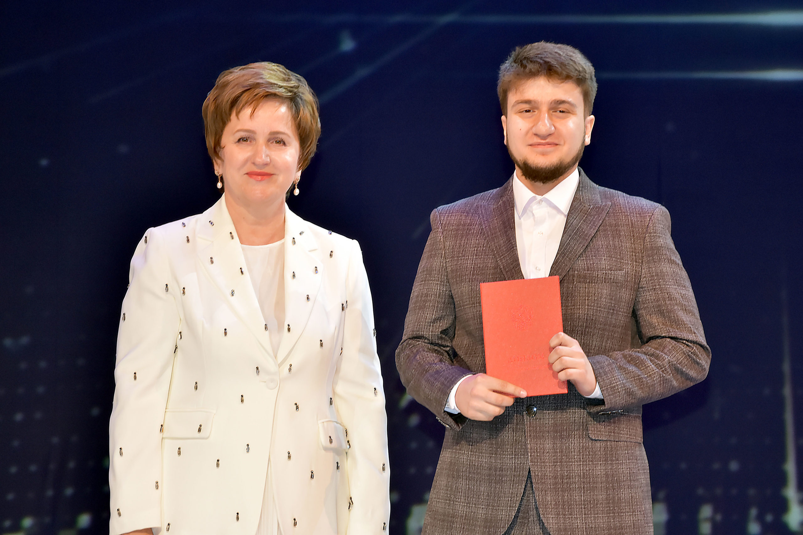 University lecture hall wide view