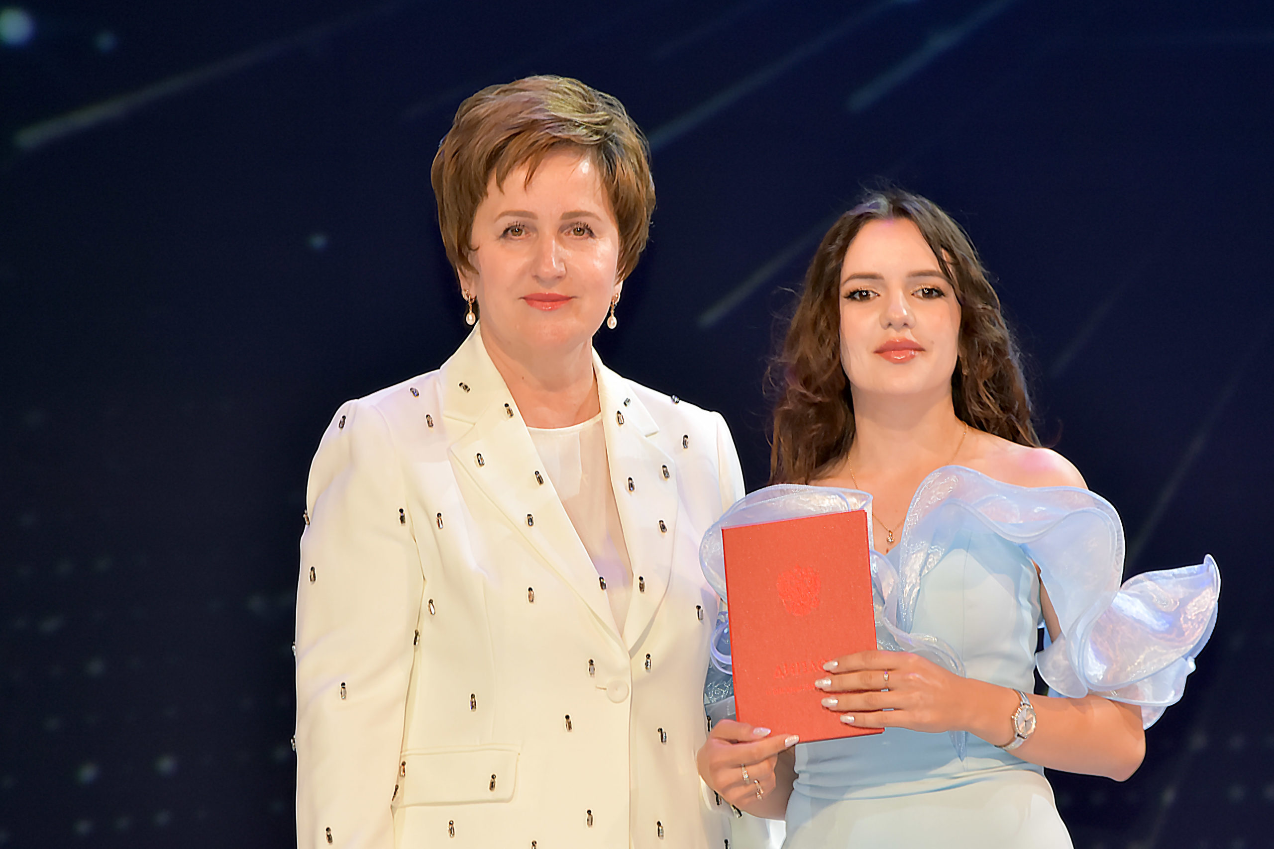 Student presentation in class