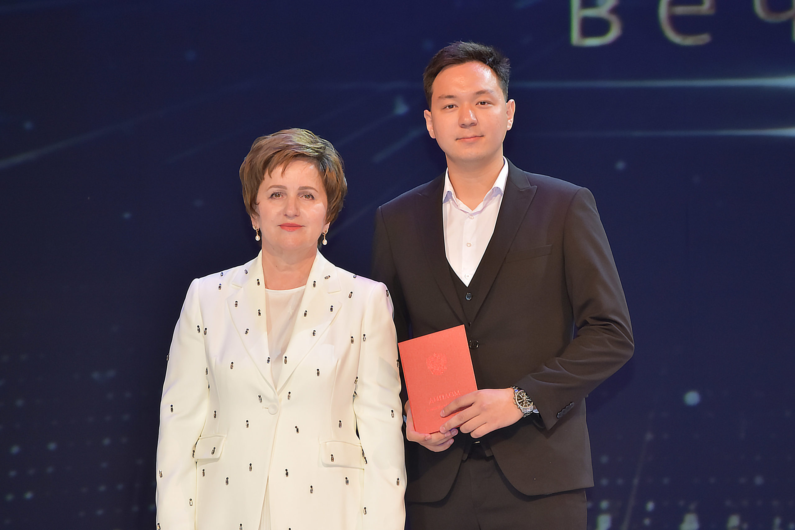 Medical students at graduation